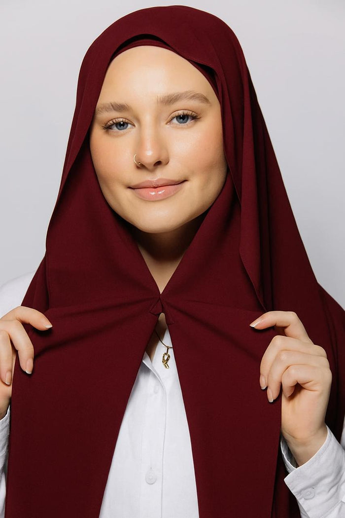 UJ™ Magnetic Instant Hijab by UJ - 72 x 21 (Inches) – Evening
